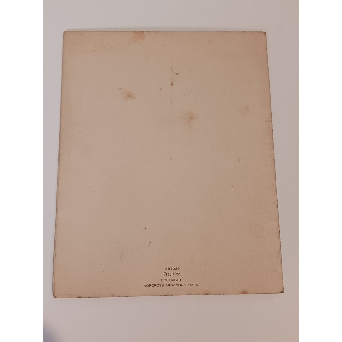 Signed Estes Kefauver 1940s 50s Norcross Dog Birthday Card Detective Thriller