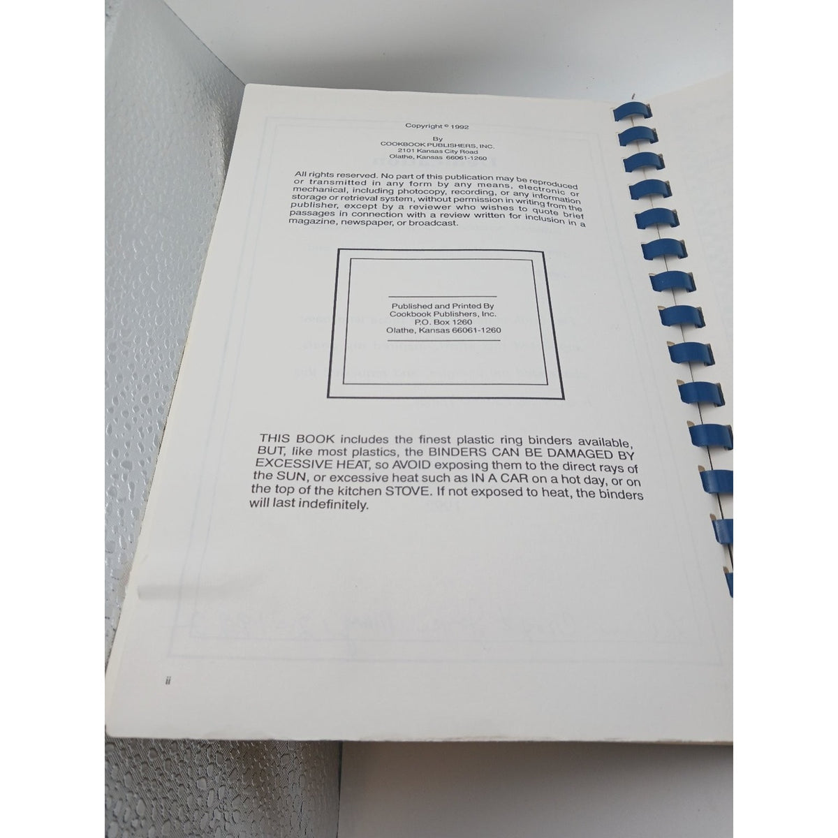 My Favorite Things Lavern Joyce 1992 Signed Spiral Bound Cookbook Recipes