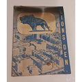 Vintage LIONS DEN Restaurant Menu c1940s City Aerial View Ephemera Chicago RARE
