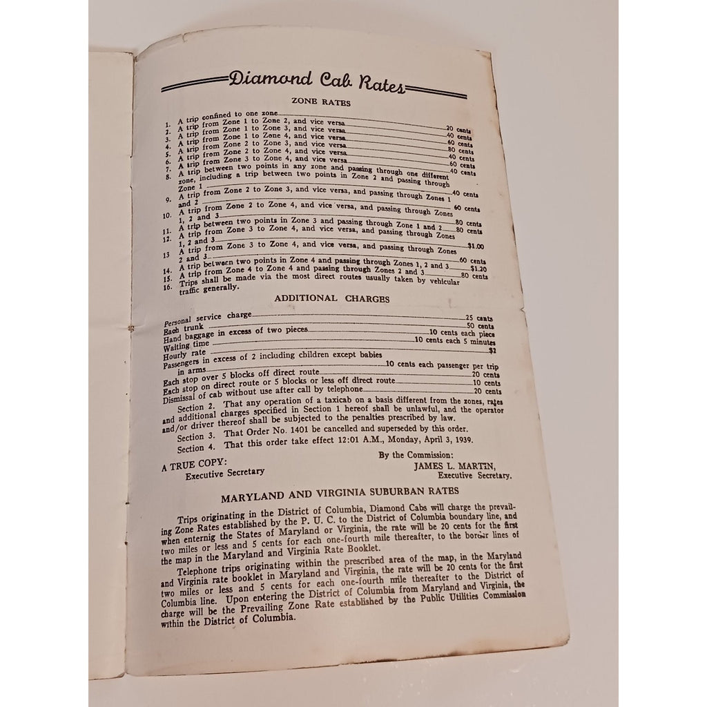 1940 Washington DC Diamond Chatterbox Guide US Capitol Sholl's Cafeterias