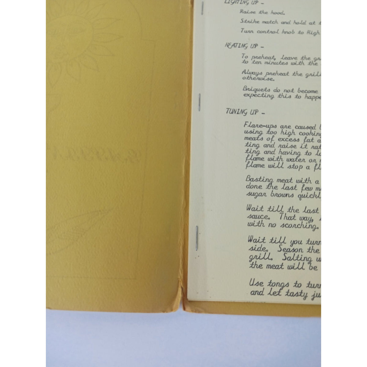 Vintage Nashville Gas Company Gapping Alfresco S Gas Grill Recipe Booklet 1940s