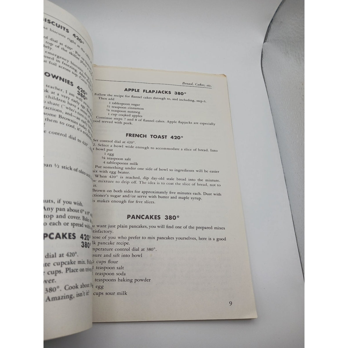Lasko Square Meal Recipes Booklet Automatic Electric Skillet Vintage