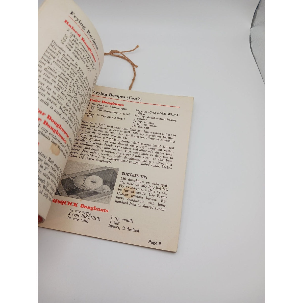 Vintage 1953 General Mills Automatic Fryer Cooker Recipe Booklet