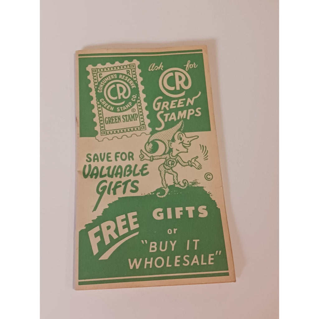 1950s Consumers Reserve CR Green Stamp Savings Booklet East Tennessee Ephemera