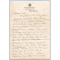 1949 Signed Estes Kefauver Hand Wrote Personal Letter To Dad Sheraton Hotel