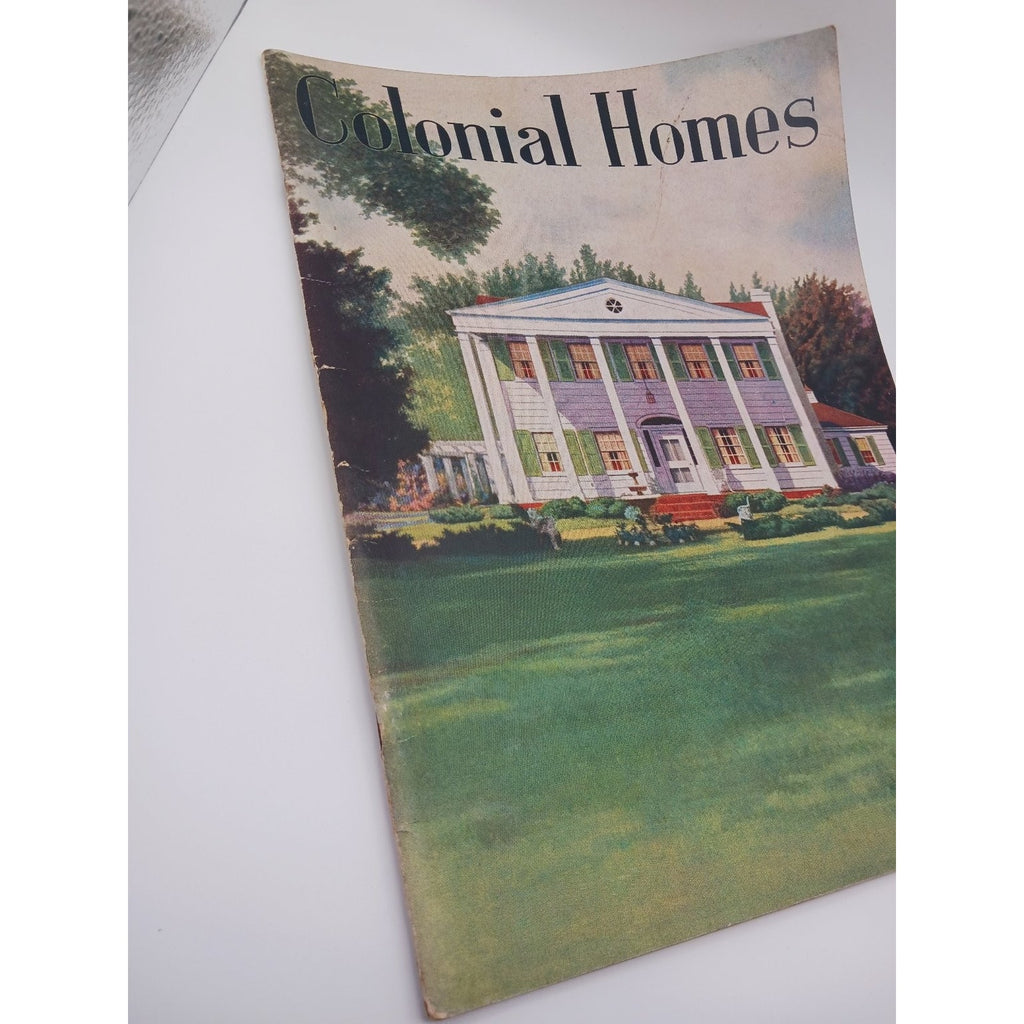 Vintage L F Garlinghouse Colonial Homes House Floor Plan Booklet MCM Mid Century