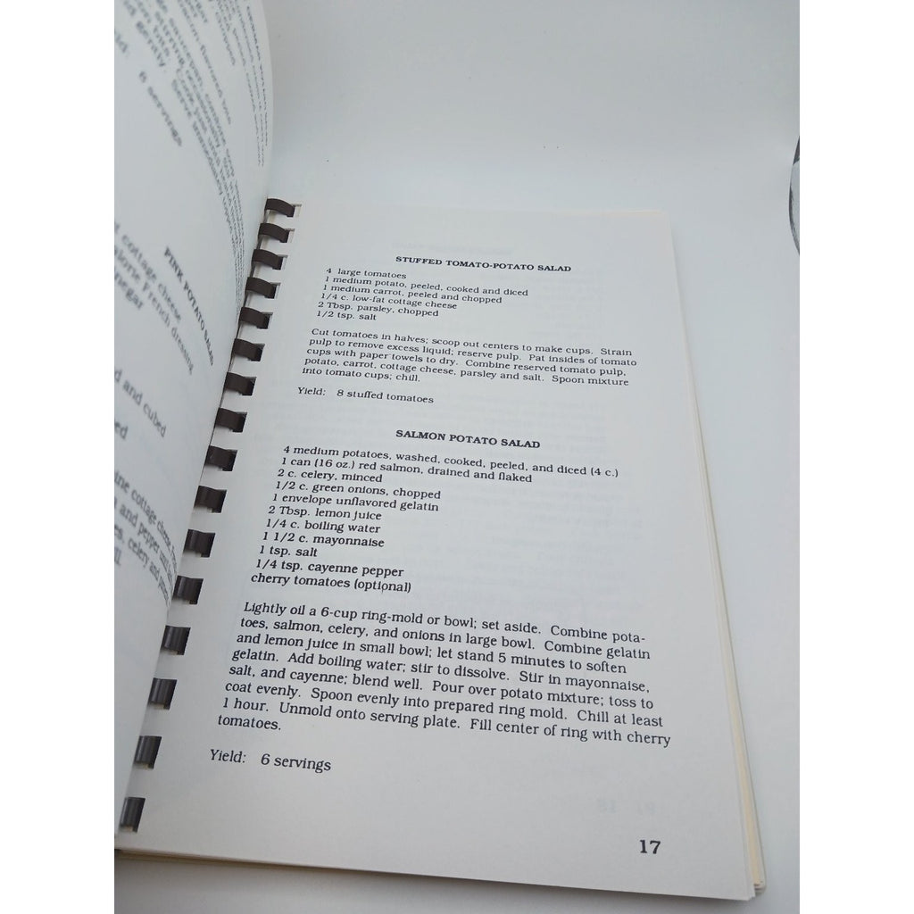 Please Pass the Potatoes Cookbook Society of St Andrew Recipes Spiral Bound VA