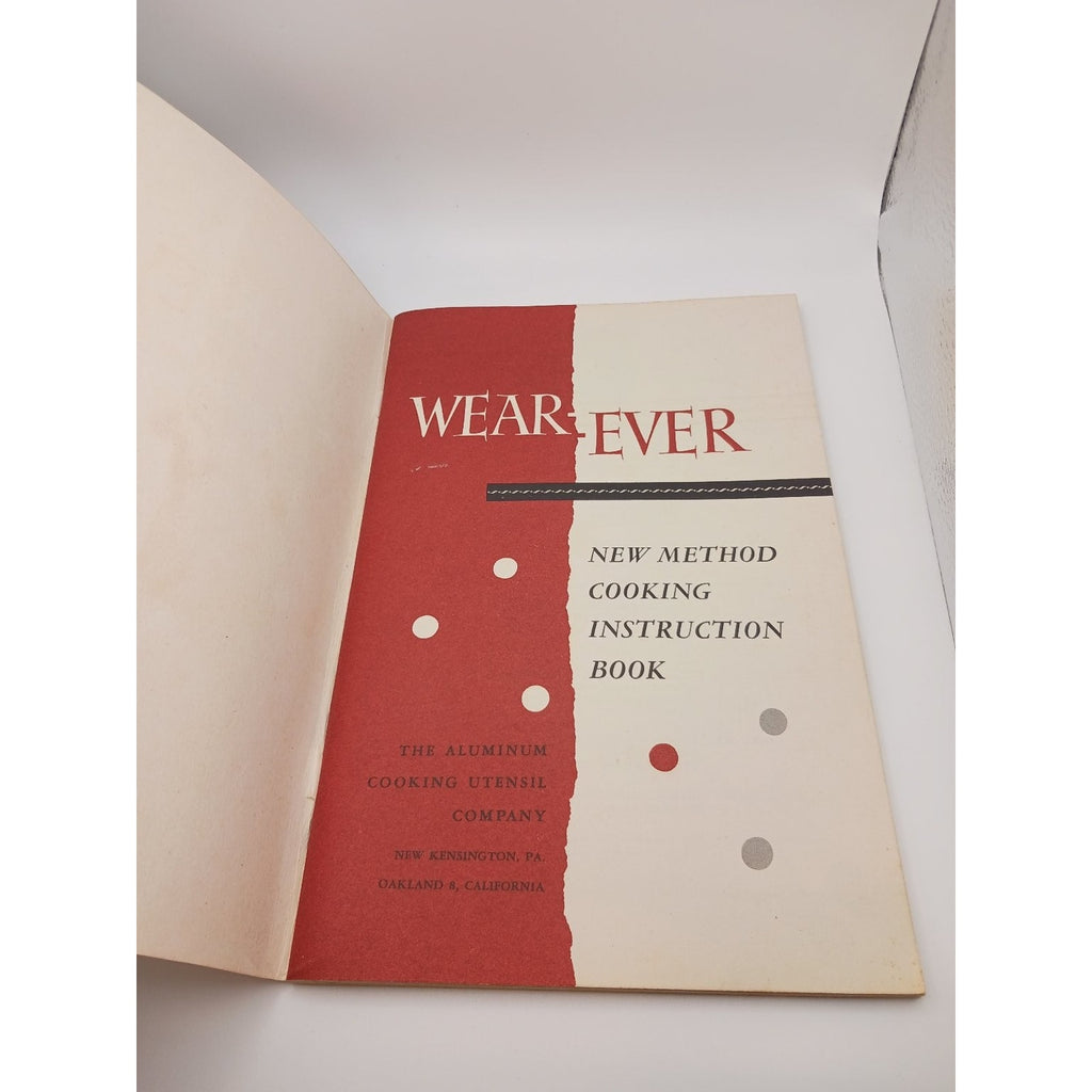 Vintage 1948 Wear Ever New Method Cooking Instruction Book Booklet