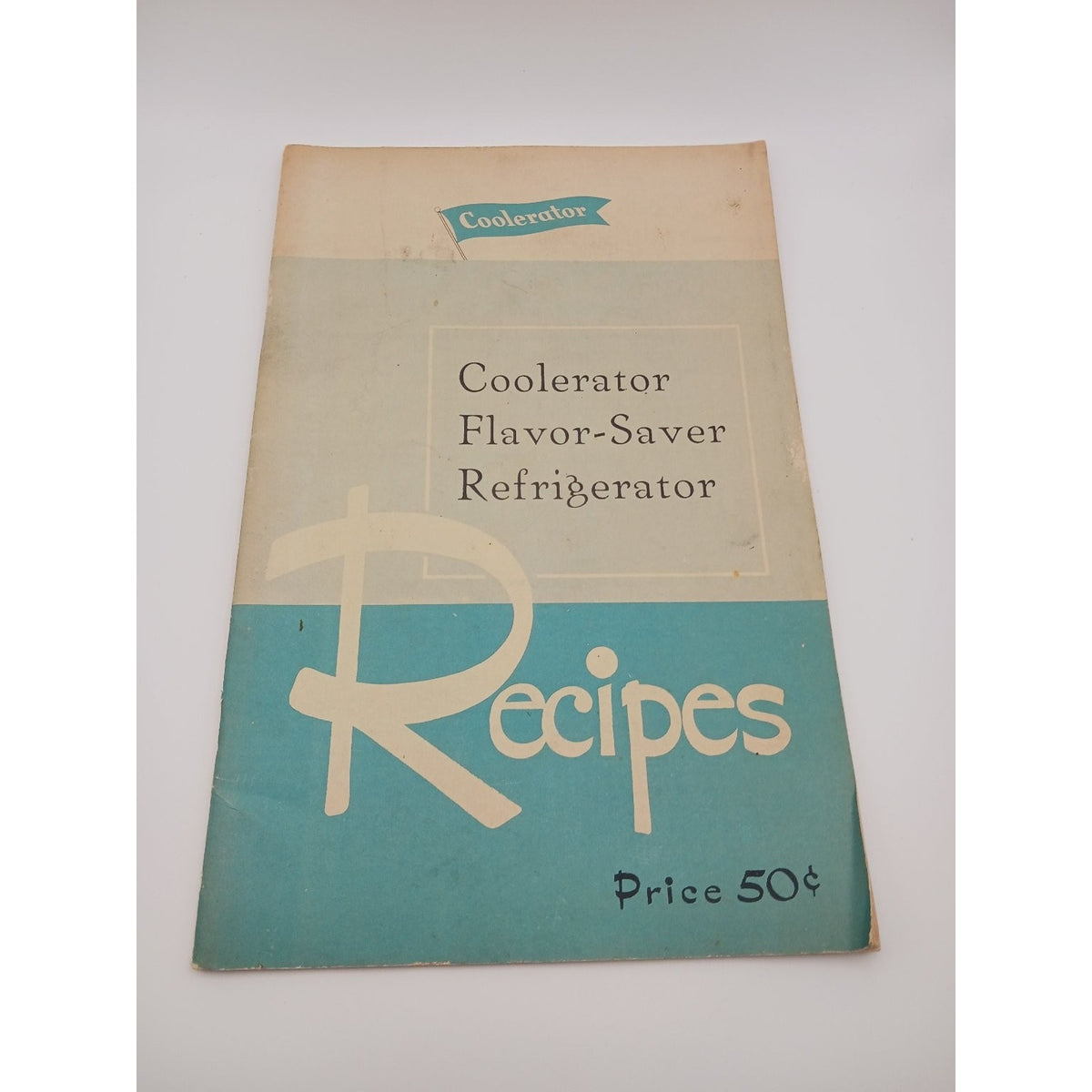 Vintage 1949 Coolerator Flavor Saver Refrigerator Recipe Booklet Cookbook