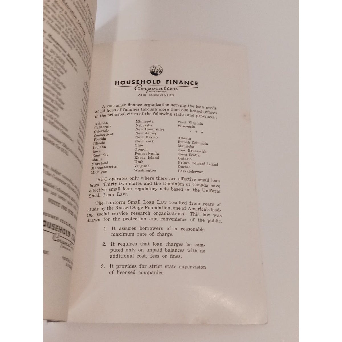 1951 Household Finance Money Management Budget Planner Booklet Mid Century