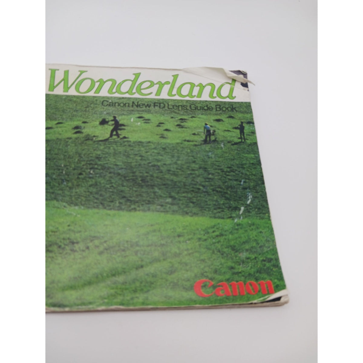 Canon Lens Wonderland New FD Lens Guide Book Manual English Edition Vintage