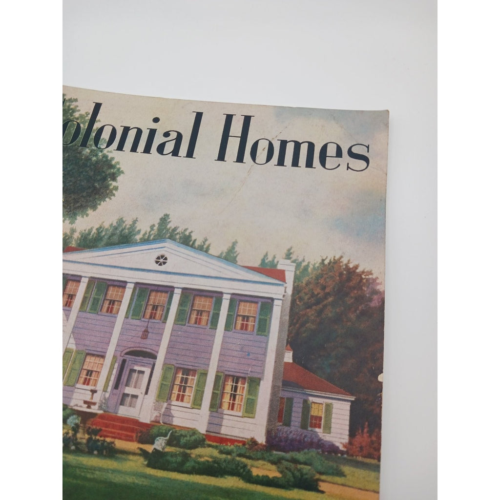 Vintage L F Garlinghouse Colonial Homes House Floor Plan Booklet MCM Mid Century