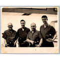 Vintage 1950s 1960s Bowling Team Photo 4 Men Bob Gary Bowling Alley League