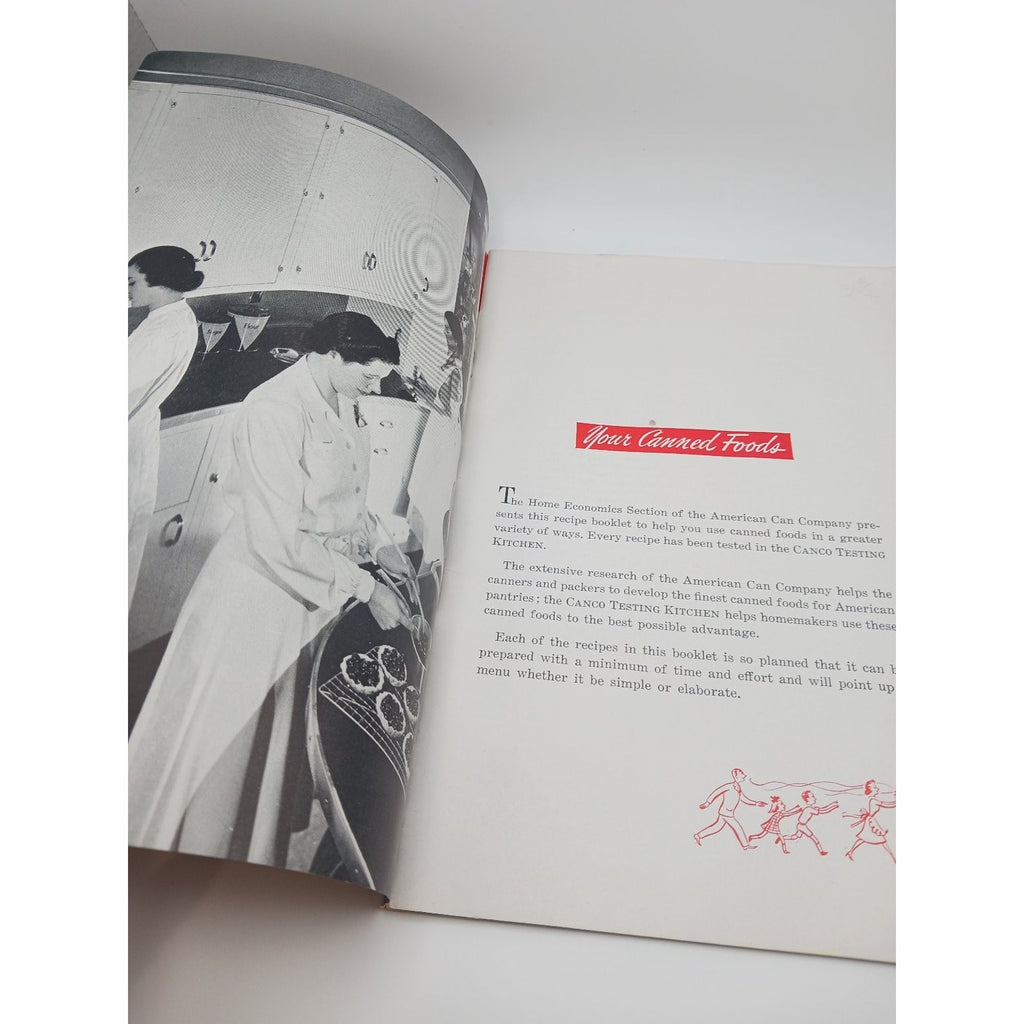 Vintage CANCO Appetizing Recipes From Canned Foods Booklet 1940s 1950s