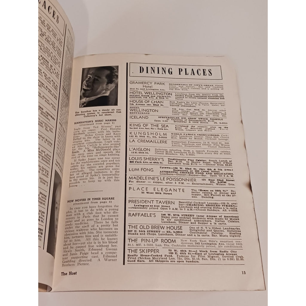 1946 Metropolitan Host NYC Weekly Guide Bill Callahan Broadway Call Me Mister
