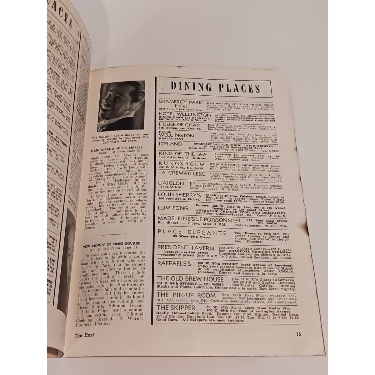 1946 Metropolitan Host NYC Weekly Guide Bill Callahan Broadway Call Me Mister