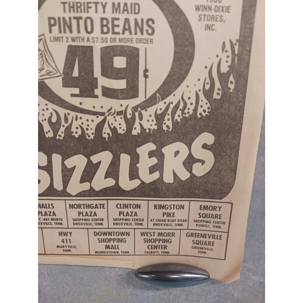 1986 Winn-Dixie Grocery Store Newspaper Ad Knoxville Tn Crisco White Lily Prices