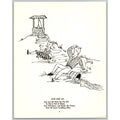 Vintage Jack & Jill Nursery Rhyme Art Print Illustration Unframed Kids MCM