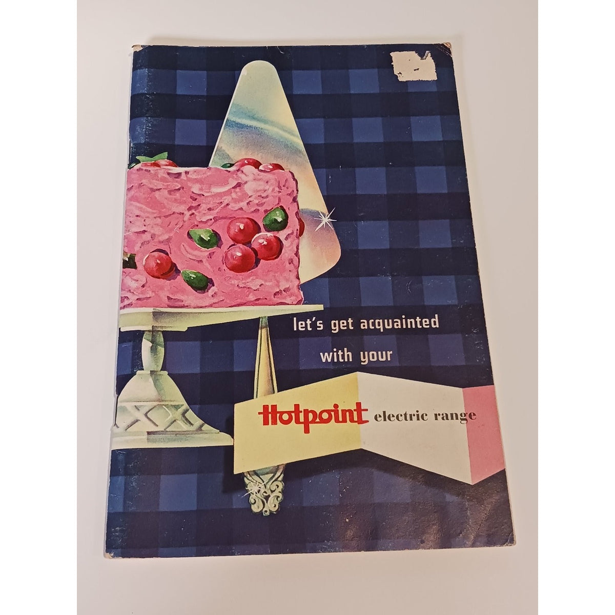 1954 Hotpoint Electric Range Manual Cookbook Vintage Mid-Century Appliance