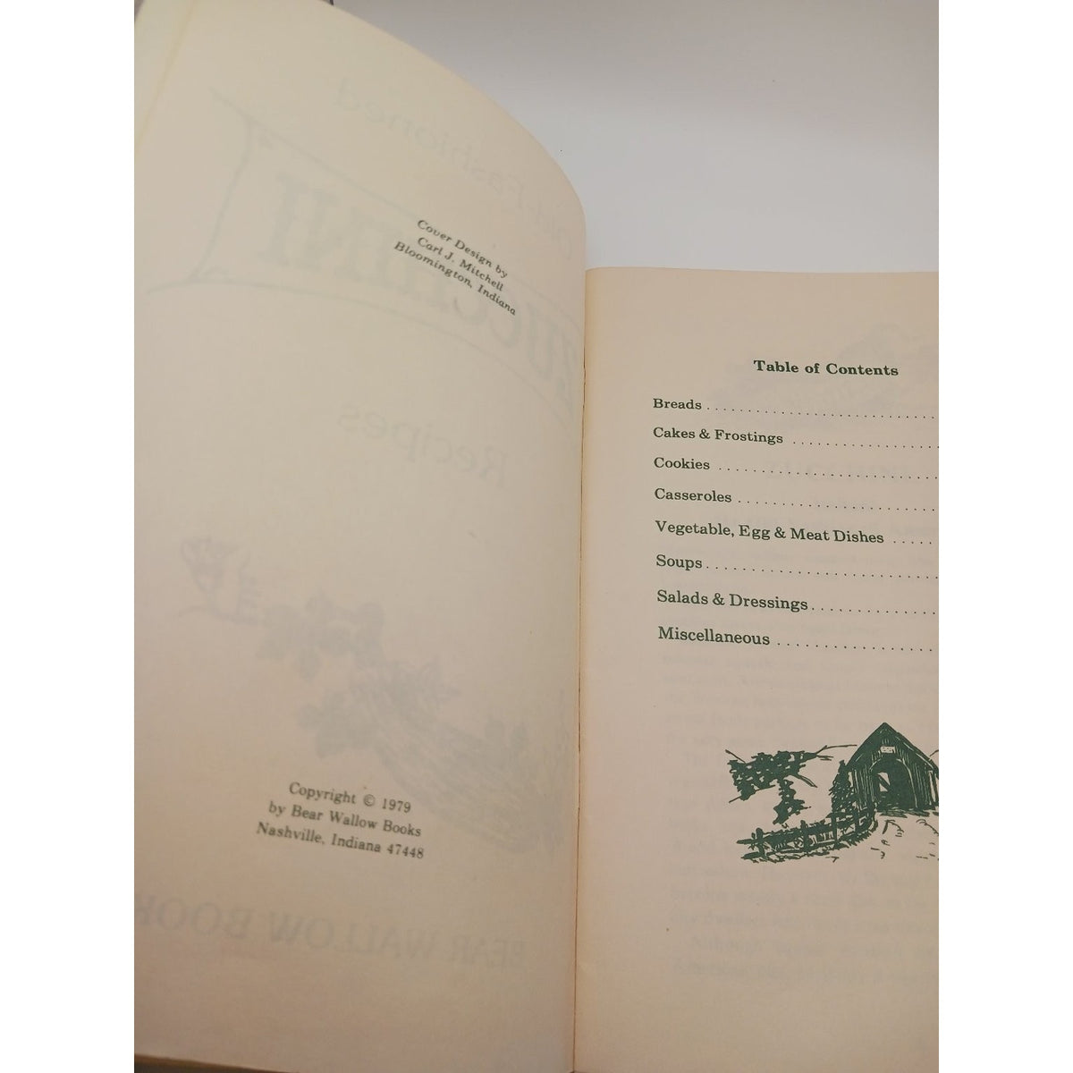 Vintage Bear Wallow Books Old Fashioned Zucchini Recipes Booklet 1979