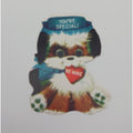 Vintage Hallmark Valentine's Day Greeting Card Die Cut Puppy Dog You're Special