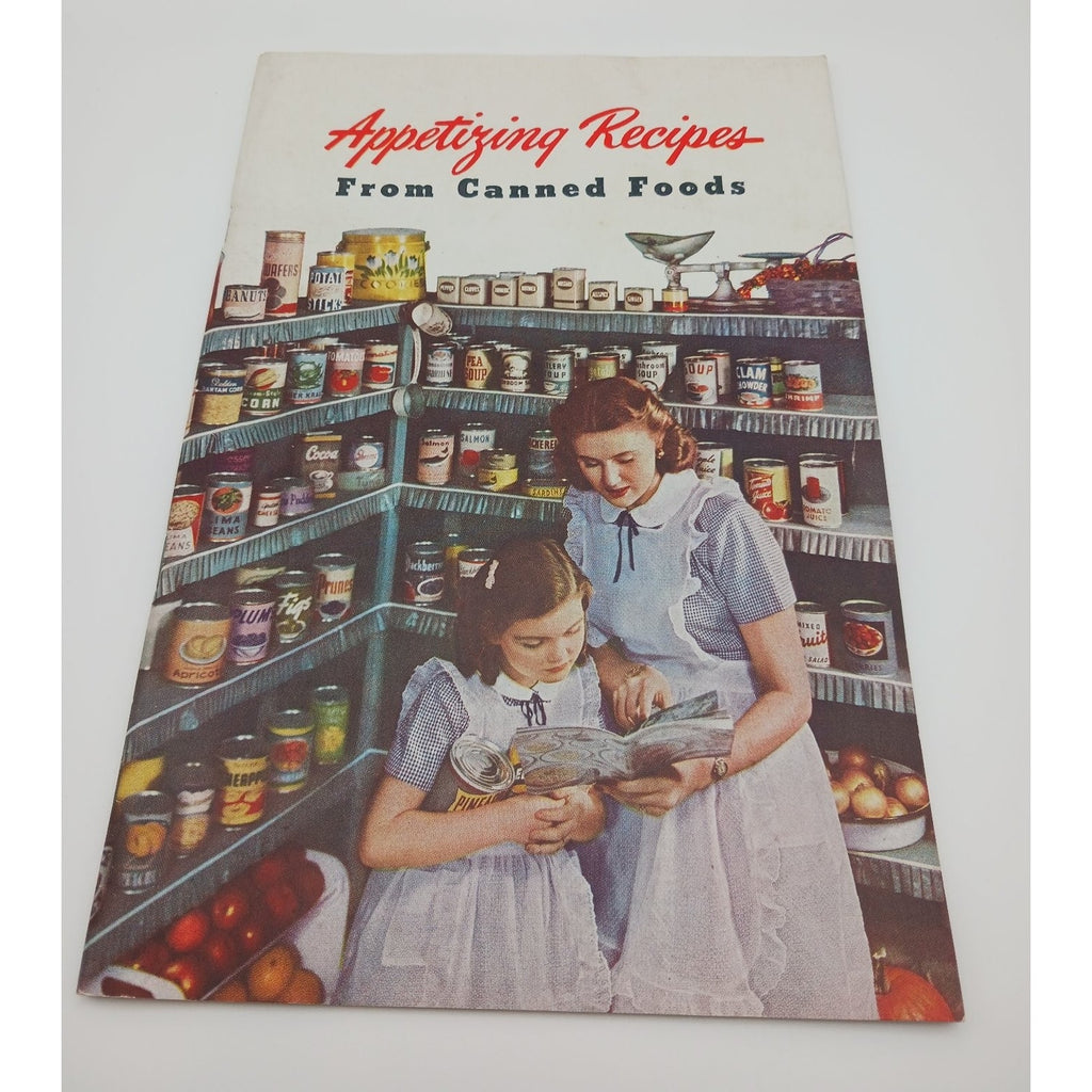 Vintage CANCO Appetizing Recipes From Canned Foods Booklet 1940s 1950s