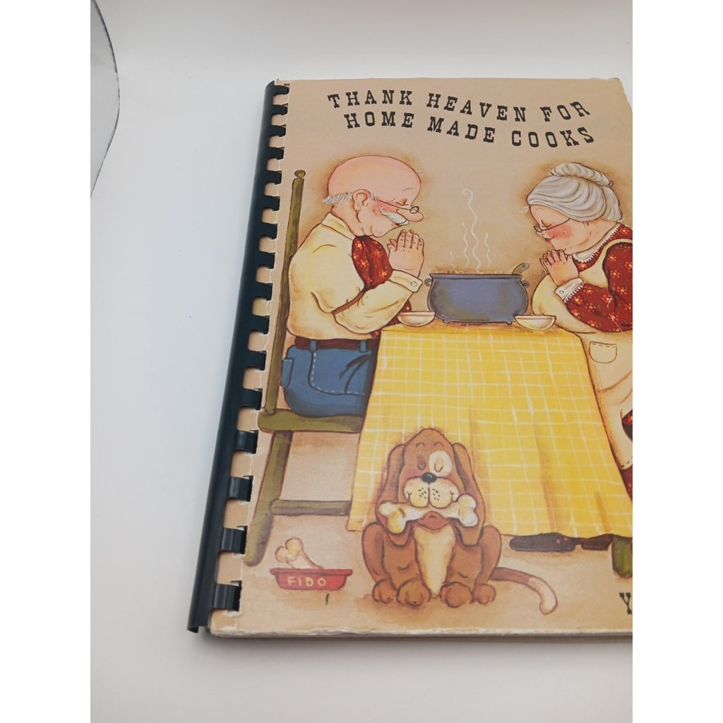 Thank Heaven For Home Made Cooks Yummy Recipes Hilda Johnson 1994 Cookbook
