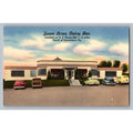 Vintage Seven Acres Dairy Bar Norristown PA Linen Postcard Mellinger Studios