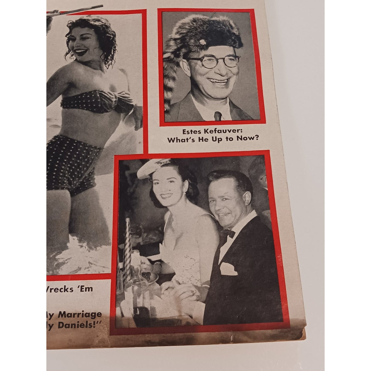 1950s Confidential Magazine Ava Gardner Estes Kefauver Vintage Scandal Newsstand