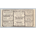 1931 Chicago Movie Theater Ad Silent Film Era Paul Lukas Buster Keaton Lew Ayres