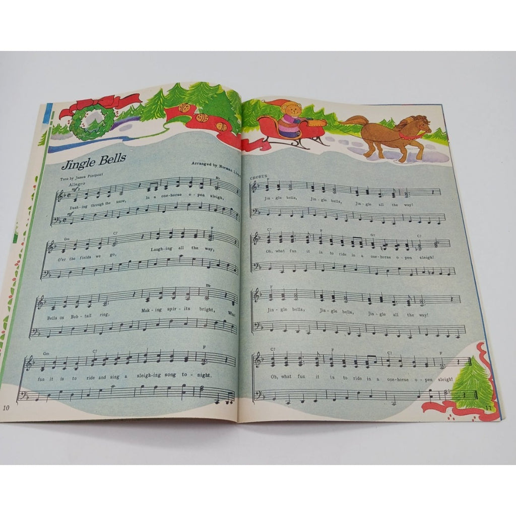 Unused 1985 Shoney's Special Christmas Songs Activities Booklet Book Children