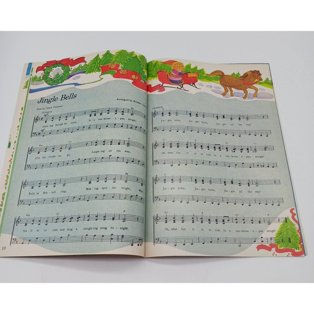 Unused 1985 Shoney's Special Christmas Songs Activities Booklet Book Children