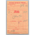 1942 Hartman Beverage Company Pepsi-Cola Receipt Knoxville Tn Red Invoice