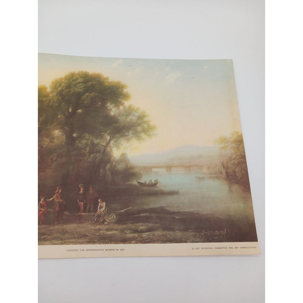1937 Print The Ford Claude Lorrain National Committee For Art Appreciation