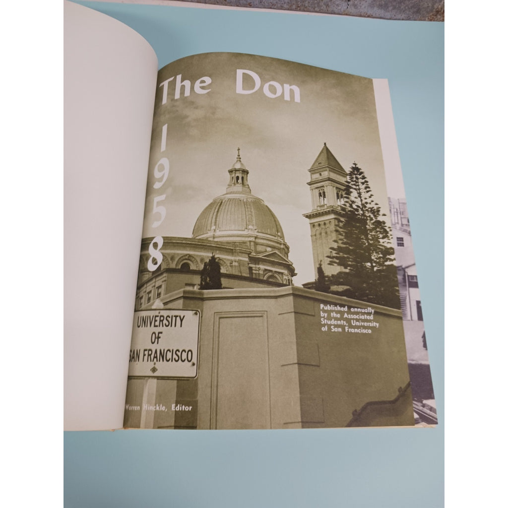 Vintage 1958 The Don University of San Francisco Yearbook