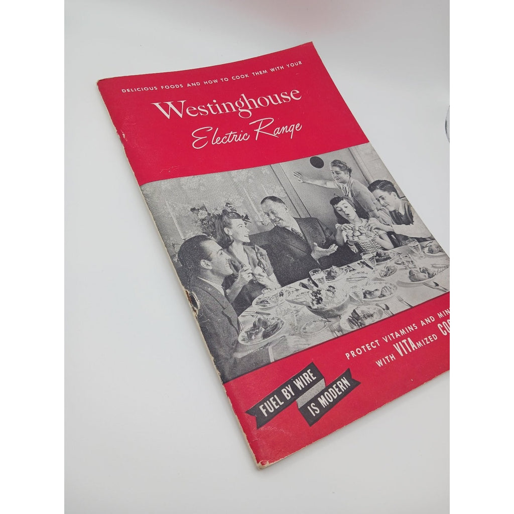 Vintage Westinghouse Electric Range Cookbook 1947 Recipes Manual