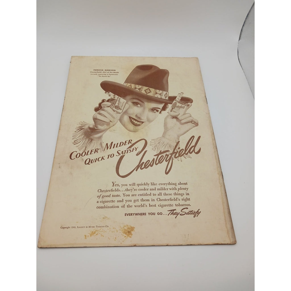 VTG 1941 The Playbill The Doctor's Dilemma Raymond Massey Sam S Shubert Theatre
