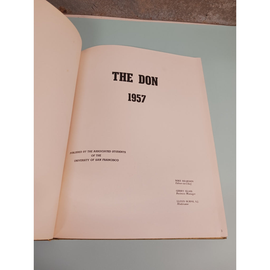 Vintage 1957 The Don University of San Francisco Yearbook