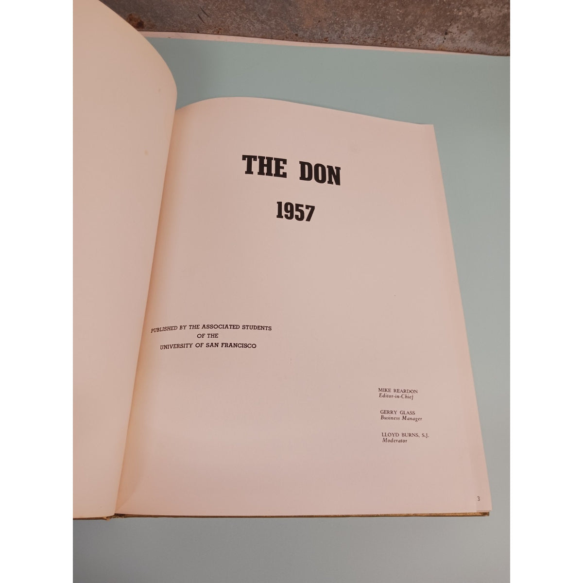 Vintage 1957 The Don University of San Francisco Yearbook