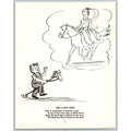 Vintage Nursery Rhyme Ride a Cock Horse Art Print Loose Sheet MCM