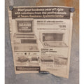 1980s Sears Business Systems Ad IBM PC XT AT Compaq 286 Vintage Computer
