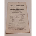 1940 San Carlo Opera Company Program Ellis Auditorium Memphis Aida Martha