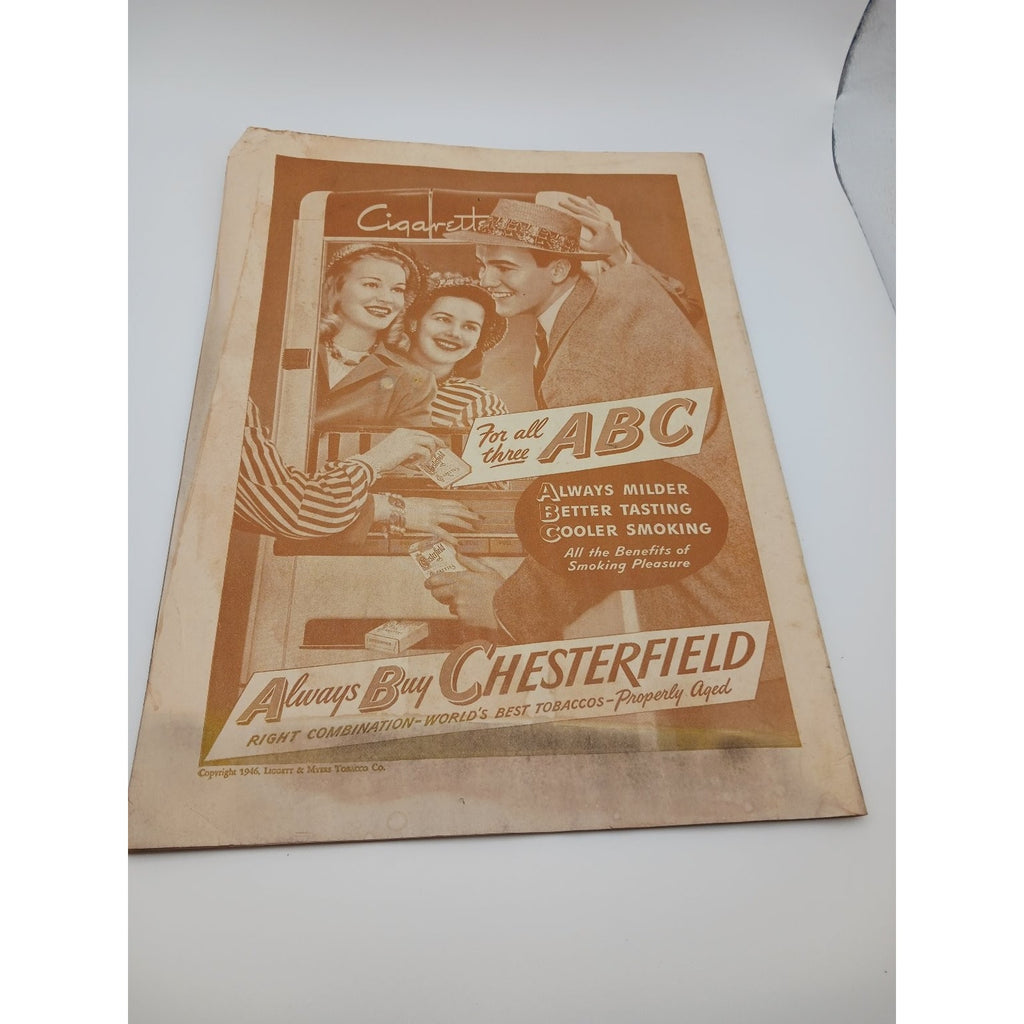 Vintage 1946 HARVEY Playbill Forty Eight Street Theatre Broadway New York City