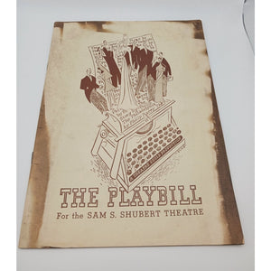 Vintage 1939 Shubert Theatre Playbill The Philadelphia Story Theatre Guild