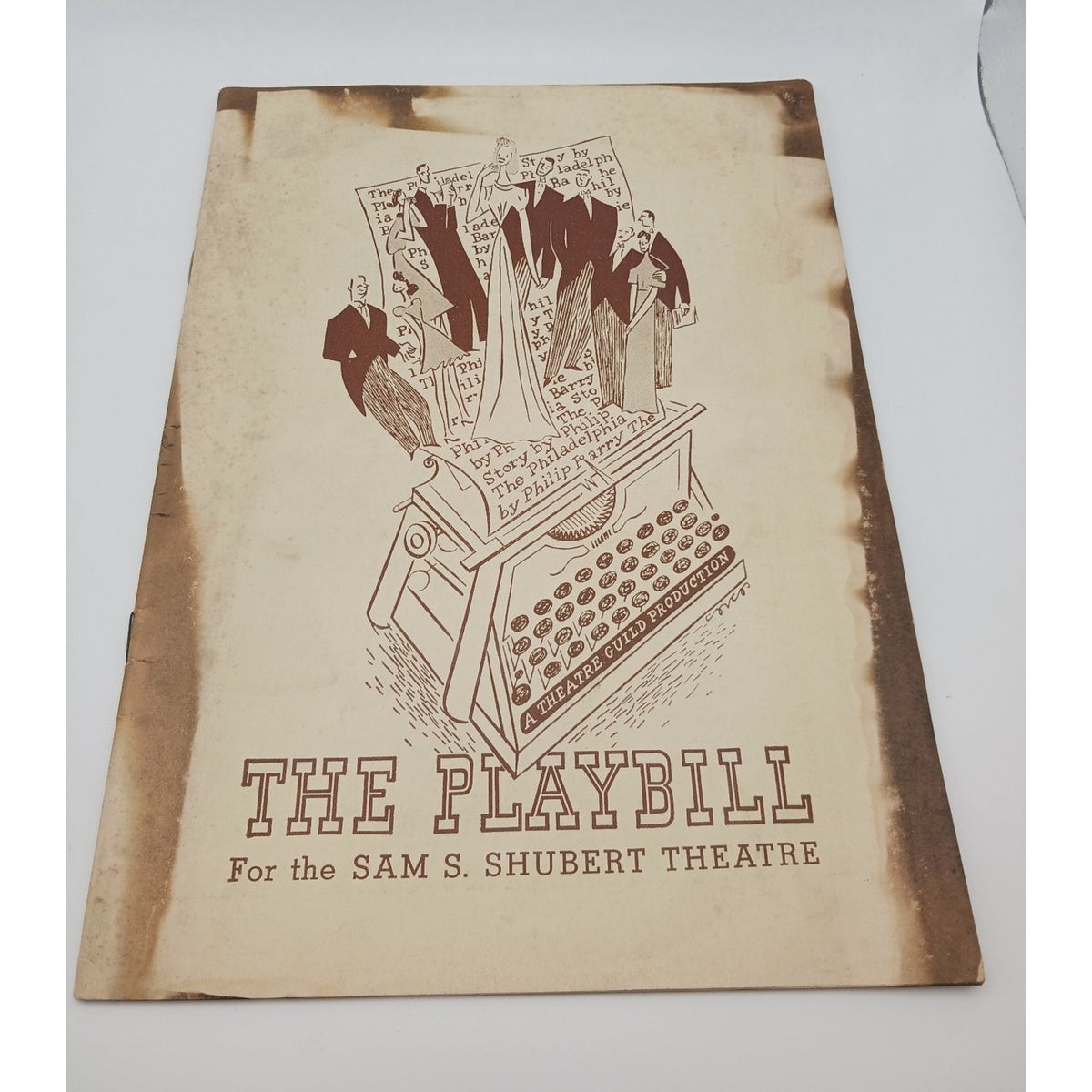 Vintage 1939 Shubert Theatre Playbill The Philadelphia Story Theatre Guild