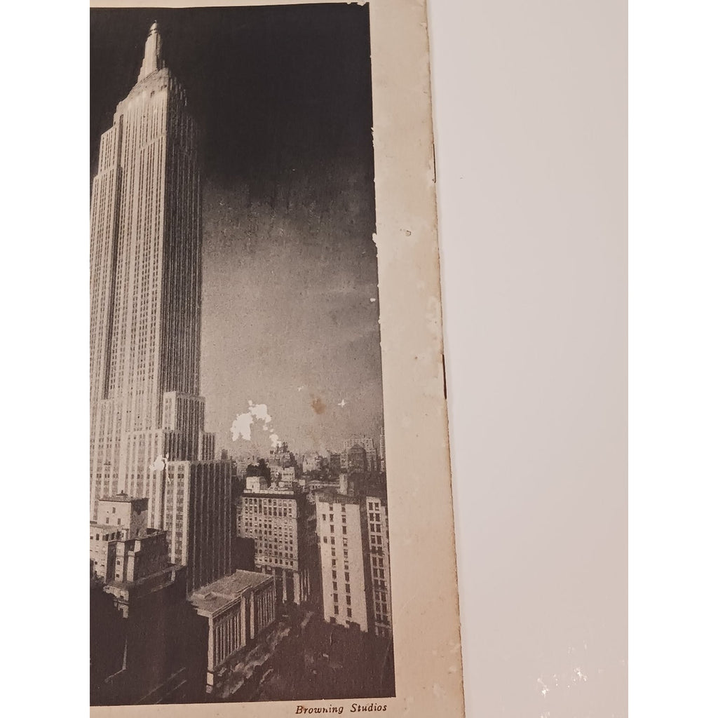 1932 Helen Keller Empire State Building NY Brochure Ephemera Times Wide Photo