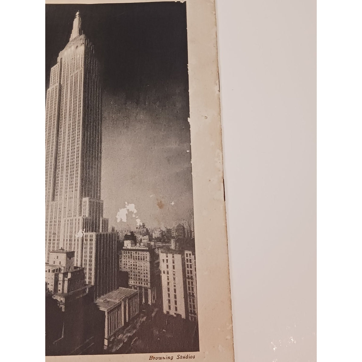 1932 Helen Keller Empire State Building NY Brochure Ephemera Times Wide Photo