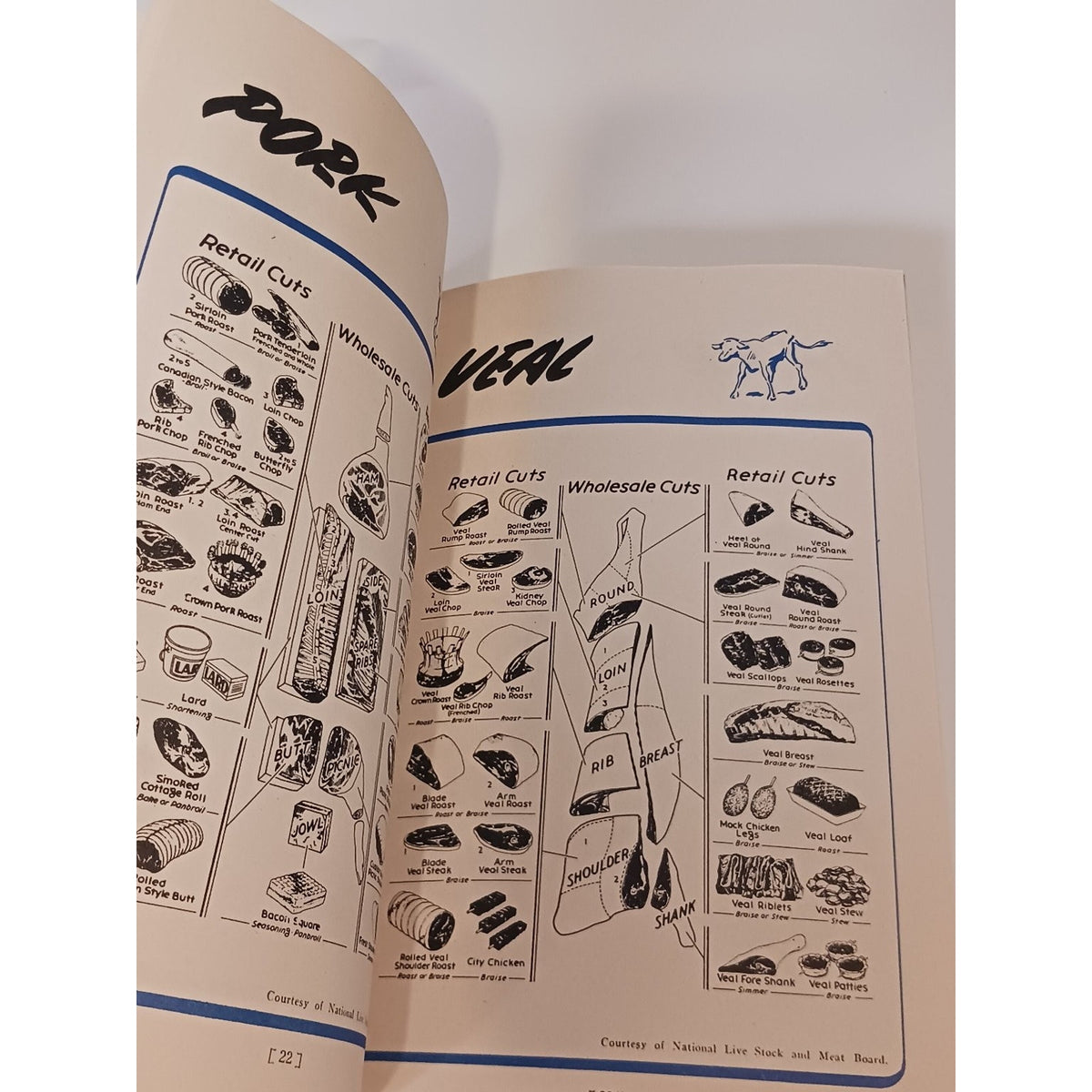 1947 Frozen Food Locker Plant Cookbook Guide Vintage Ephemera Booklet
