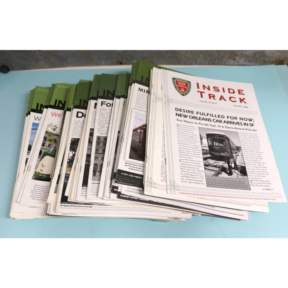 Approx 80 Inside Track Market Street Railway Magazine Historic San Francisco Lot