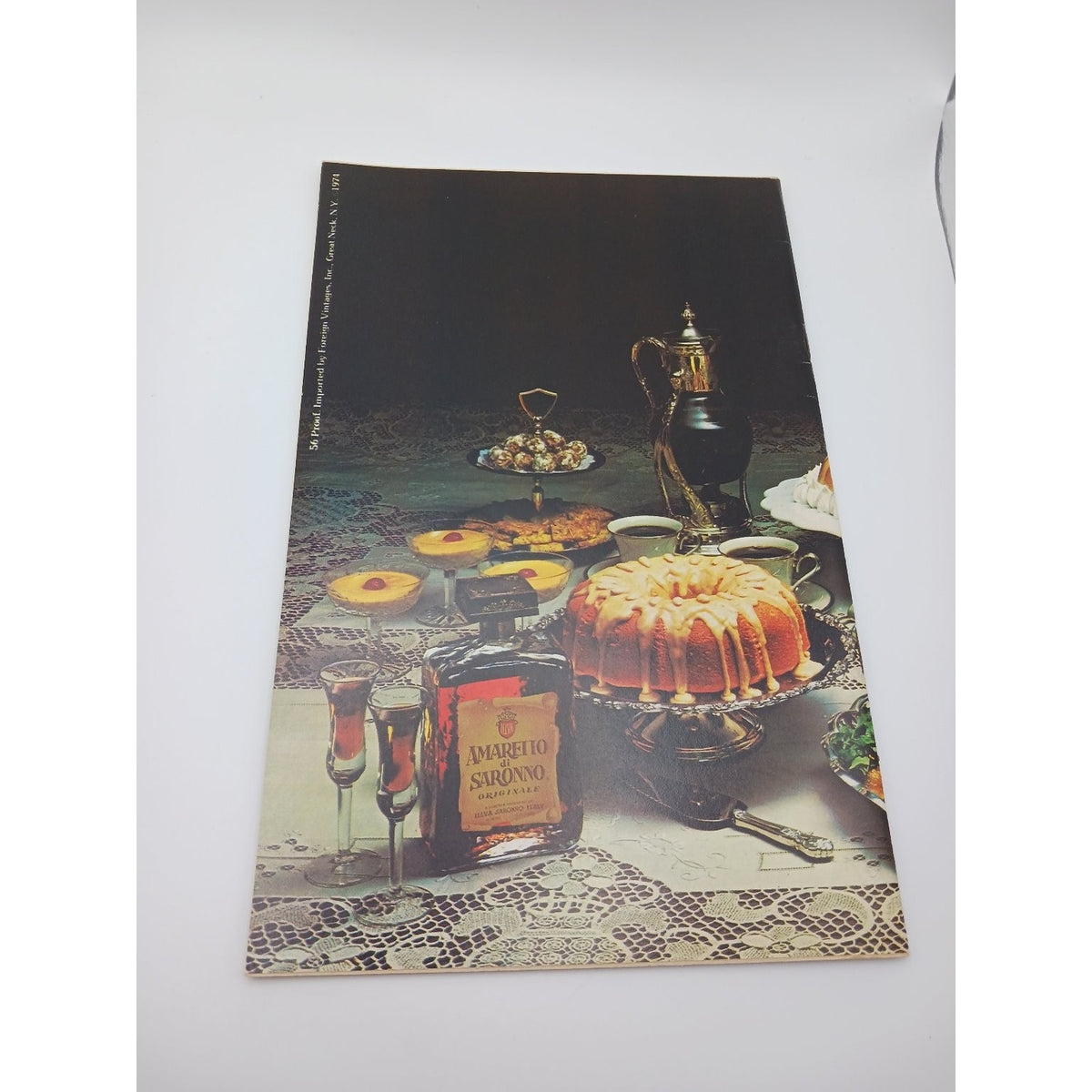 Amaretto di Saronno Your Gourmet Secrets Recipe Booklet 1974 Italian Liqueur